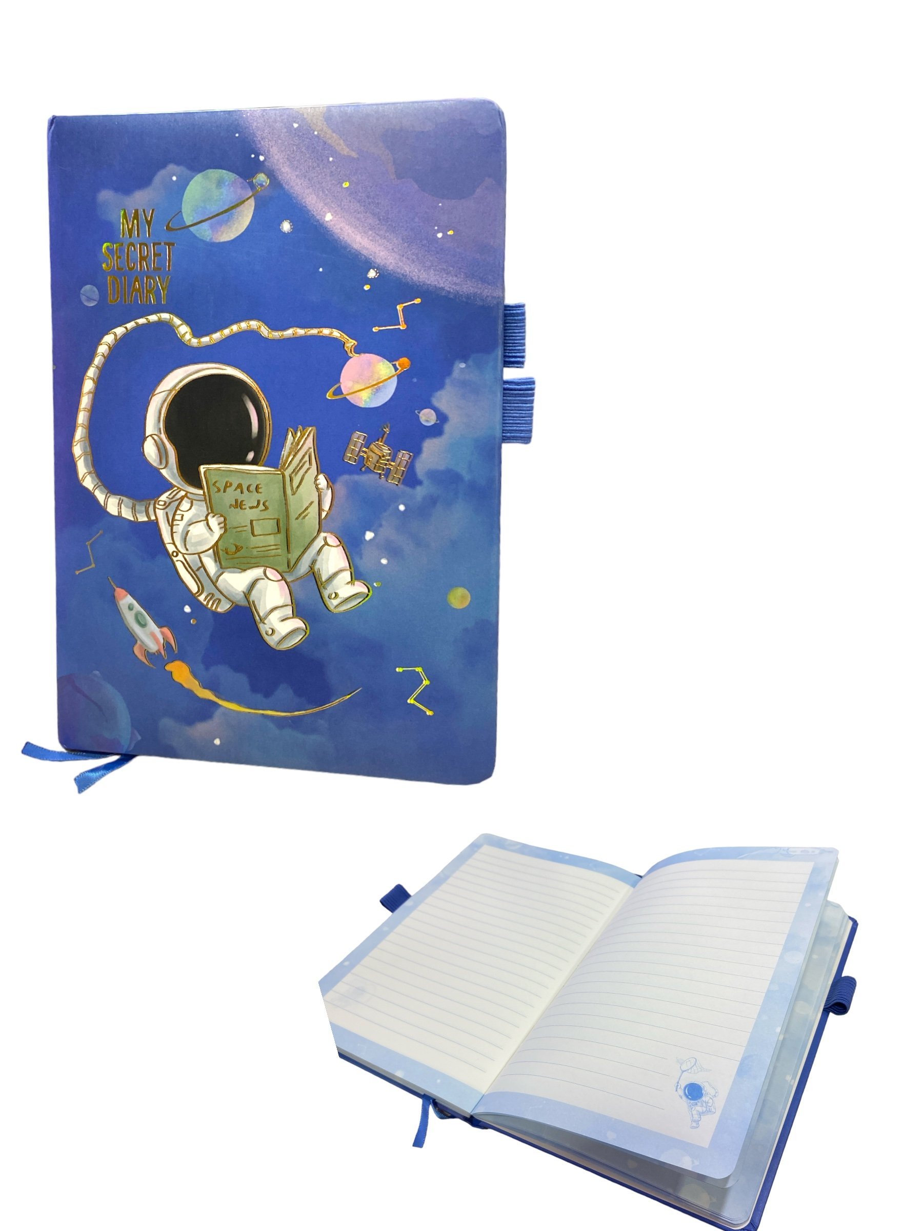 Maxx 6600-12 A5 Renkli Çizgili Defter 100 Ypr. - Space