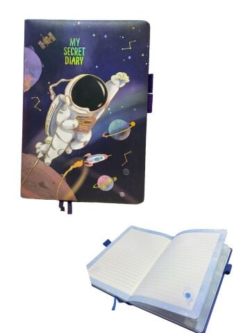 Maxx 6600-12 A5 Renkli Çizgili Defter 100 Ypr. - Space