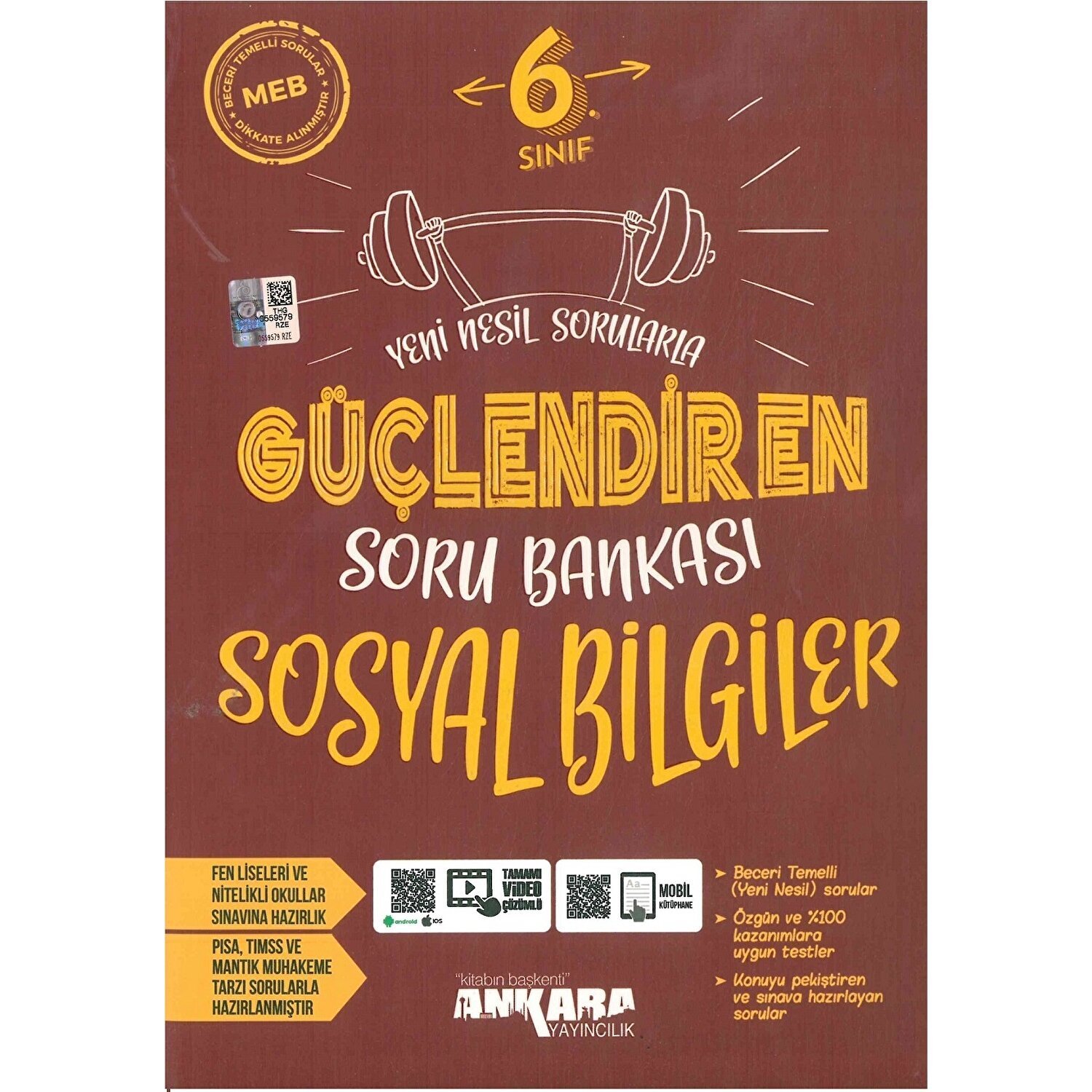 Ankara 6.Sınıf Güçlendiren Sosyal Bilgiler Soru Bankası