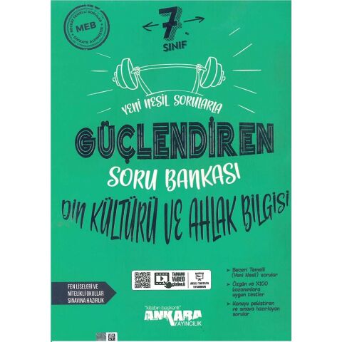 Ankara 7.Sınıf Güçlendiren Din Kültürü Soru Bankası