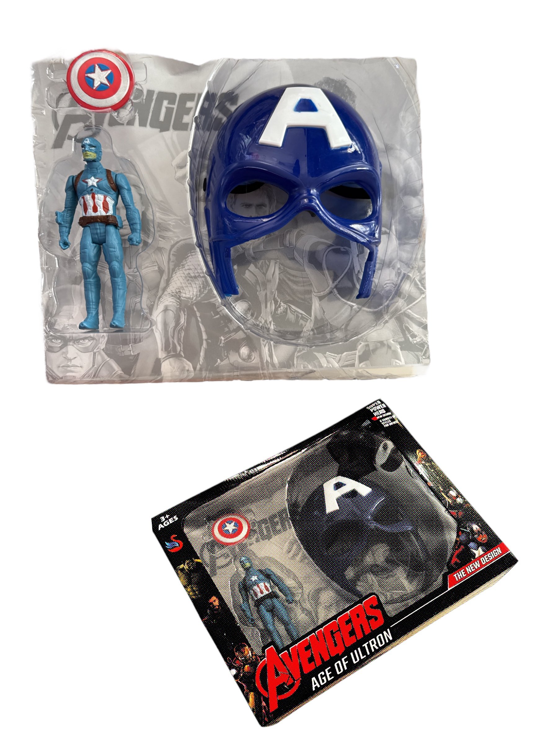 Ali Duman Oyuncak Avangers Captain America Karakter Maske Set