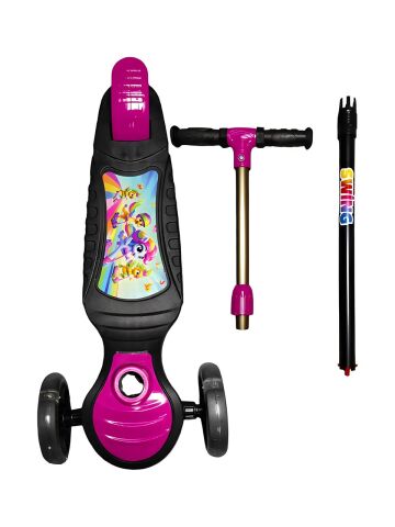 Swing Scooter Işıklı - Pembe (Kutulu)