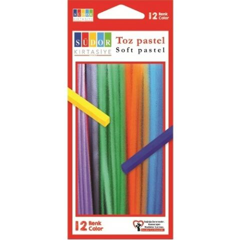 Südor Pastel Boya Toz 12 Renk Bs97