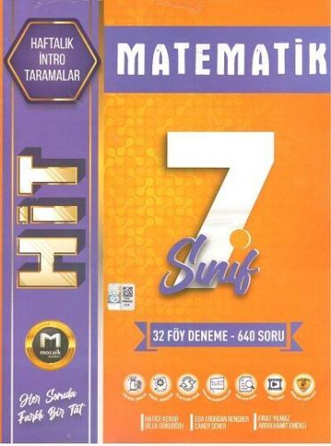 MOZAİK 7.SINIF MATEMATİK HİT 32 Lİ DENEME 2024