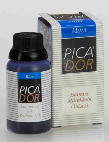 Pıcador Istampa Mürekkebi 30 ml Mavi