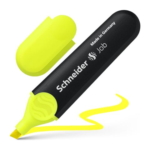 Schneider 150 Job Fosforlu Kalem - Sarı