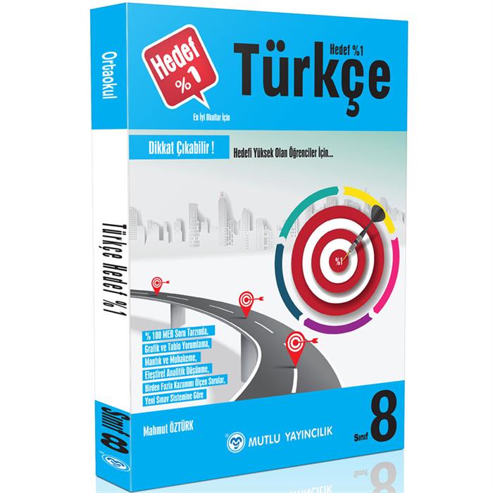Mutlu 8.Sınıf Türkçe Hedef %1 Soru Bankası