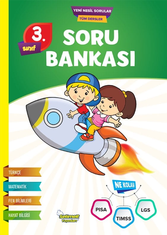 Selimer Yayınları Tüm Dersler 3. Sınıf Ne Kolay Soru Bankası