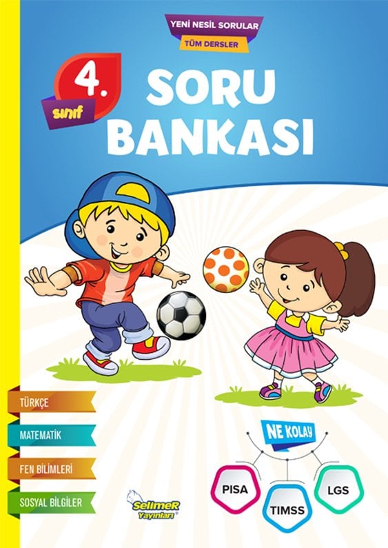 Selimer Yayınları Tüm Dersler 4. Sınıf Ne Kolay Soru Bankası