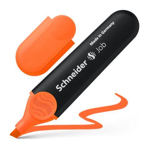 Schneider 150 Job Fosforlu Kalem - Turuncu