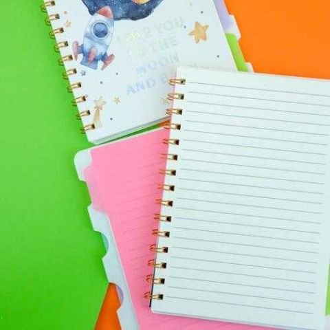 Maxx No:3 Uzay Temalı Bölmeli Defter 90 Ypr A5 Çizgili