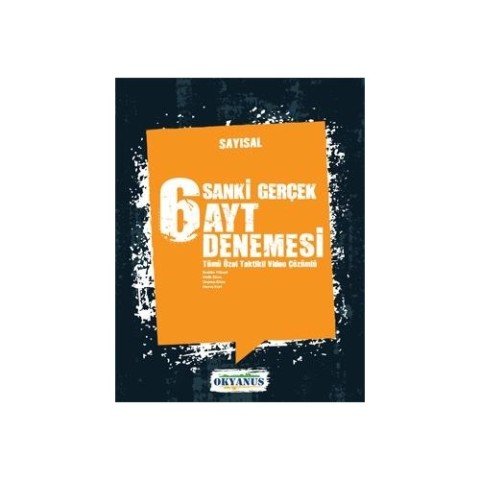 Okyanus Yayınları AYT Sayısal Sanki Gerçek 6 lı Deneme