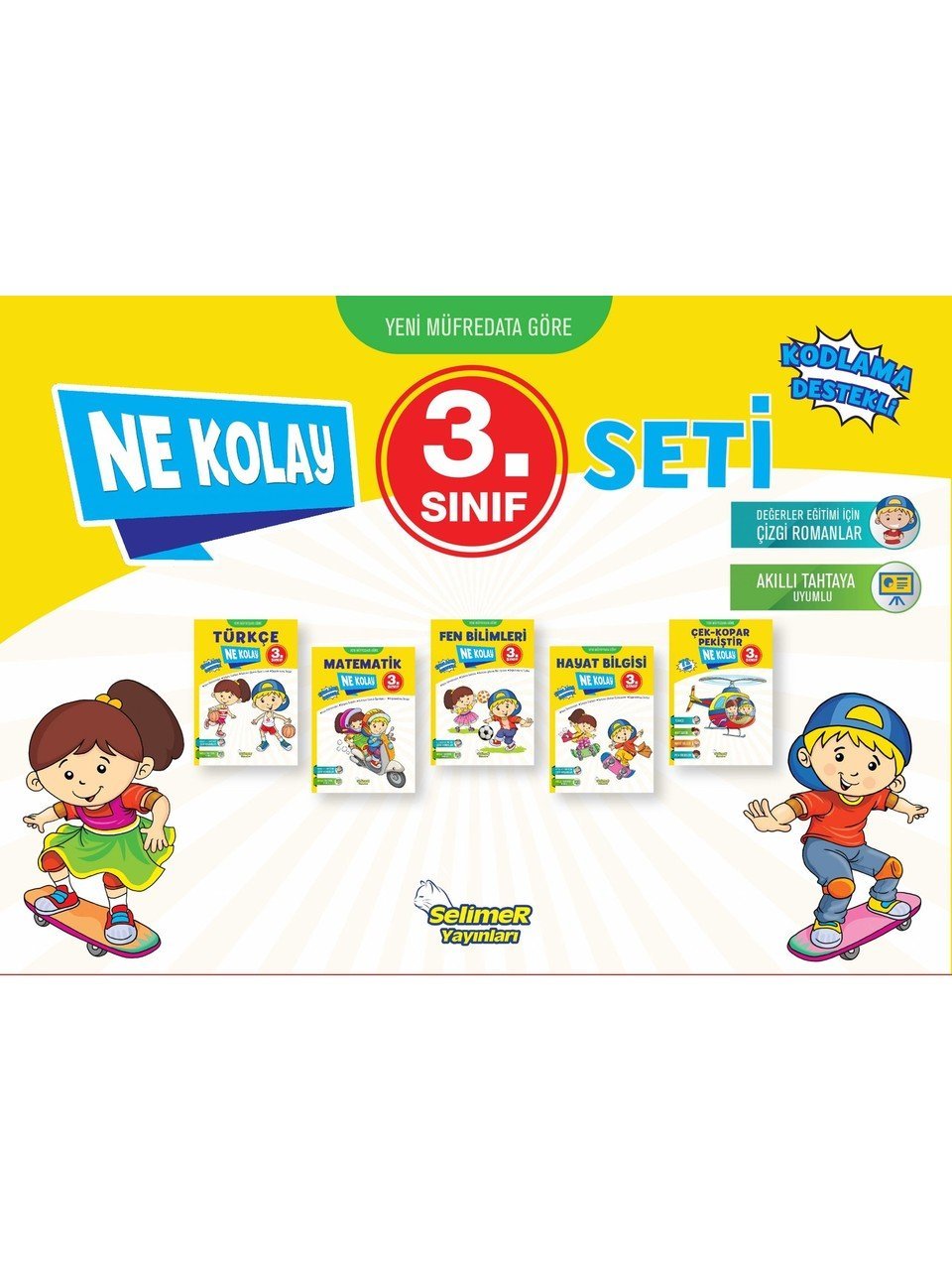 Selimer Yayınları 3.Sınıf Kodlama Destekli Ne Kolay Seti