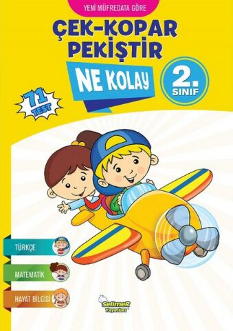 Selimer Yayınları 2.Sınıf Çek Kopar Pekiştir Ne Kolay Çalışma Testleri