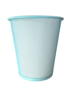 Maxx 5003c Metal Çöp Kovası (Boy 28 cm) - Pastel Mavi