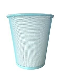 Maxx 5003c Metal Çöp Kovası (Boy 28 cm) - Pastel Mavi