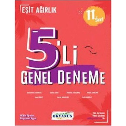 Okyanus 11.Sınıf Eşit Ağırlık 5li Genel Deneme