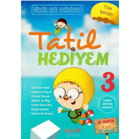 Bilgin Çocuk 3. Sınıf Tüm Dersler Tatil Hediyem