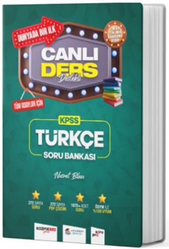 AKADEMİ DENİZİ KPSS TÜRKÇE ÇÖZ. VE CAN. DERS DESTEK SORU BANKASI 2024