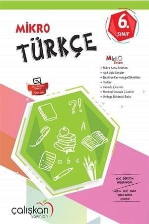 Çalışkan Yayınları 6. Sınıf Türkçe Mikro Defter