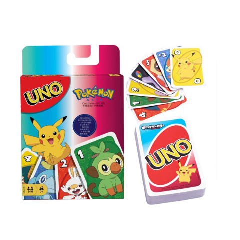 Uno Kart Oyunu Pokemon 2-10 Oyuncu (110 Kart)