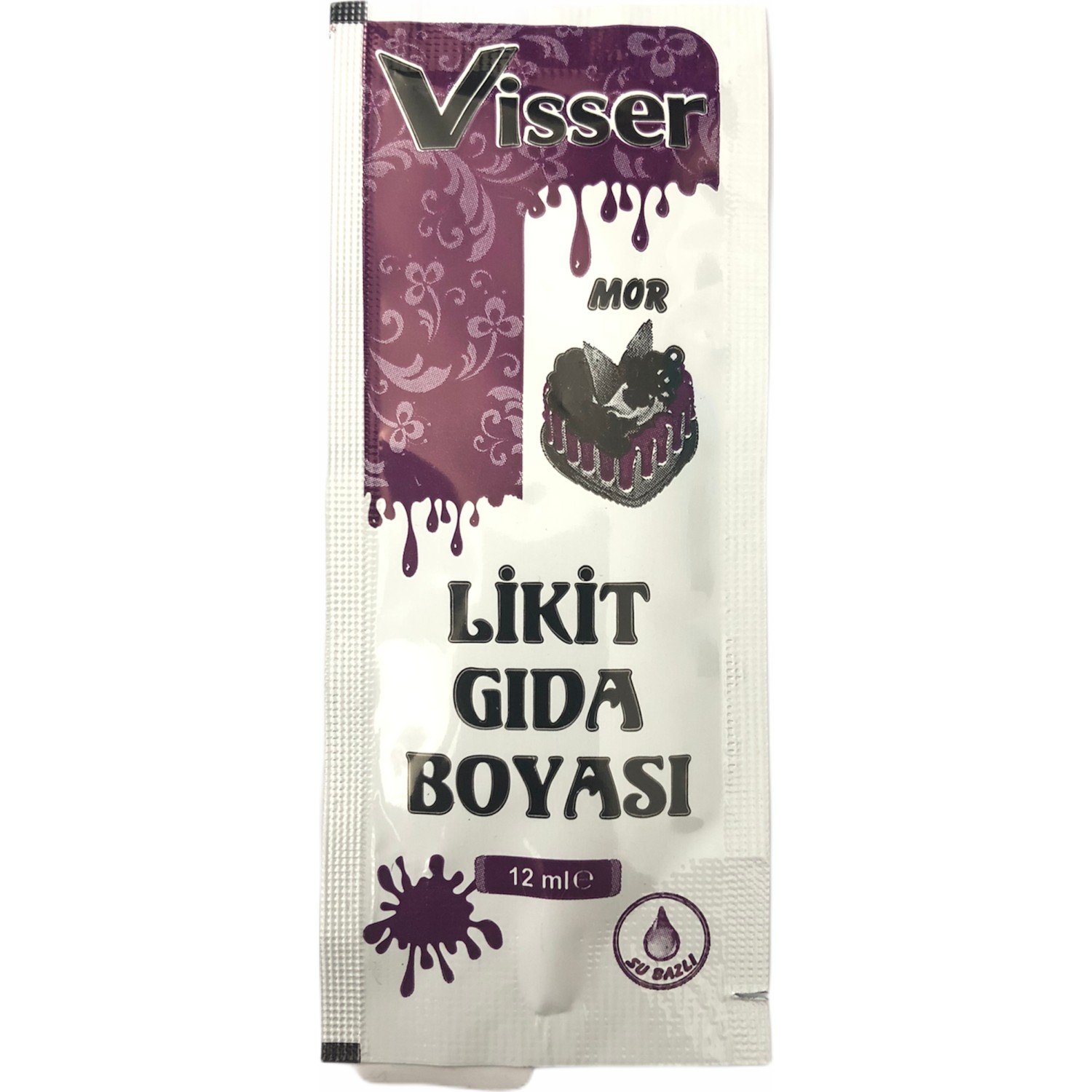 Visser Likit Gıda Boyası 12 Ml Mor