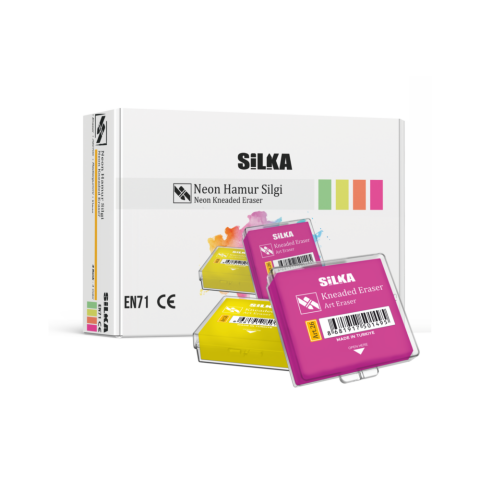 Silka Neon Renkli Hamur Silgi Art.26R 1 ADET