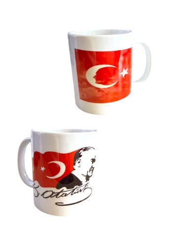 Kitabınıal.Com Kupa Bardak – Atatürk & Bayrak (1 Adet)