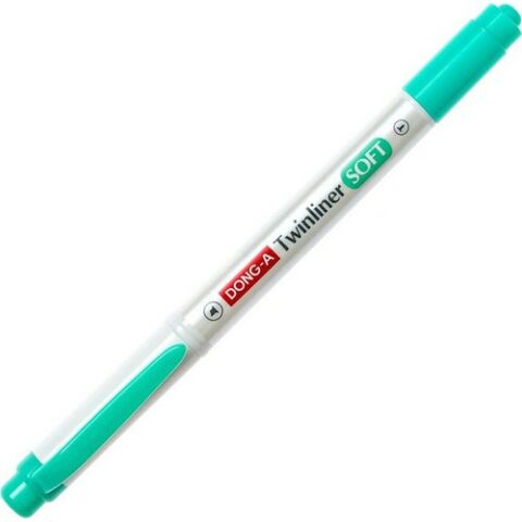 Dong-A Twinliner Soft Fosforlu Kalem Su Yeşili No:55