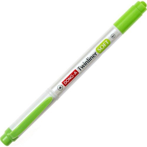 Dong-A Twinliner Soft Fosforlu Kalem Çimen Yeşili No:41