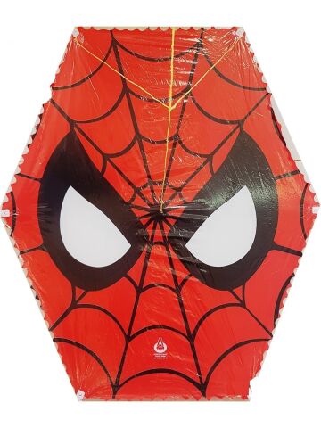 Arık Altıgen Çıtalı Uçurtma + İp - Spıderman