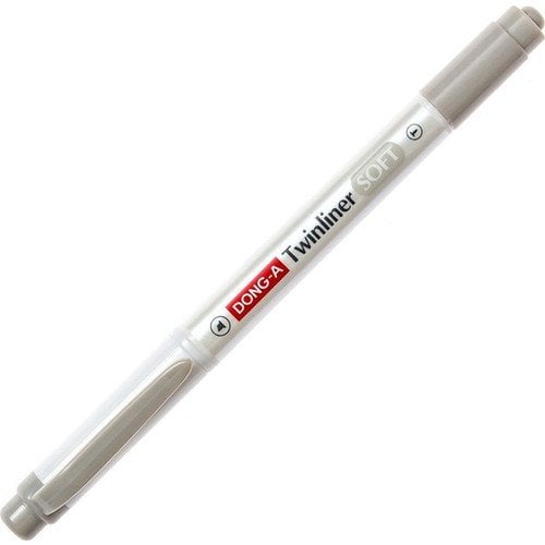 Dong-A Twinliner Soft Fosforlu Kalem Gri No:65