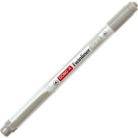 Dong-A Twinliner Soft Fosforlu Kalem Gri No:65