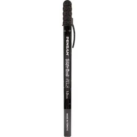 Pensan Simli Jel Kalem Jely 1.0mm – Siyah