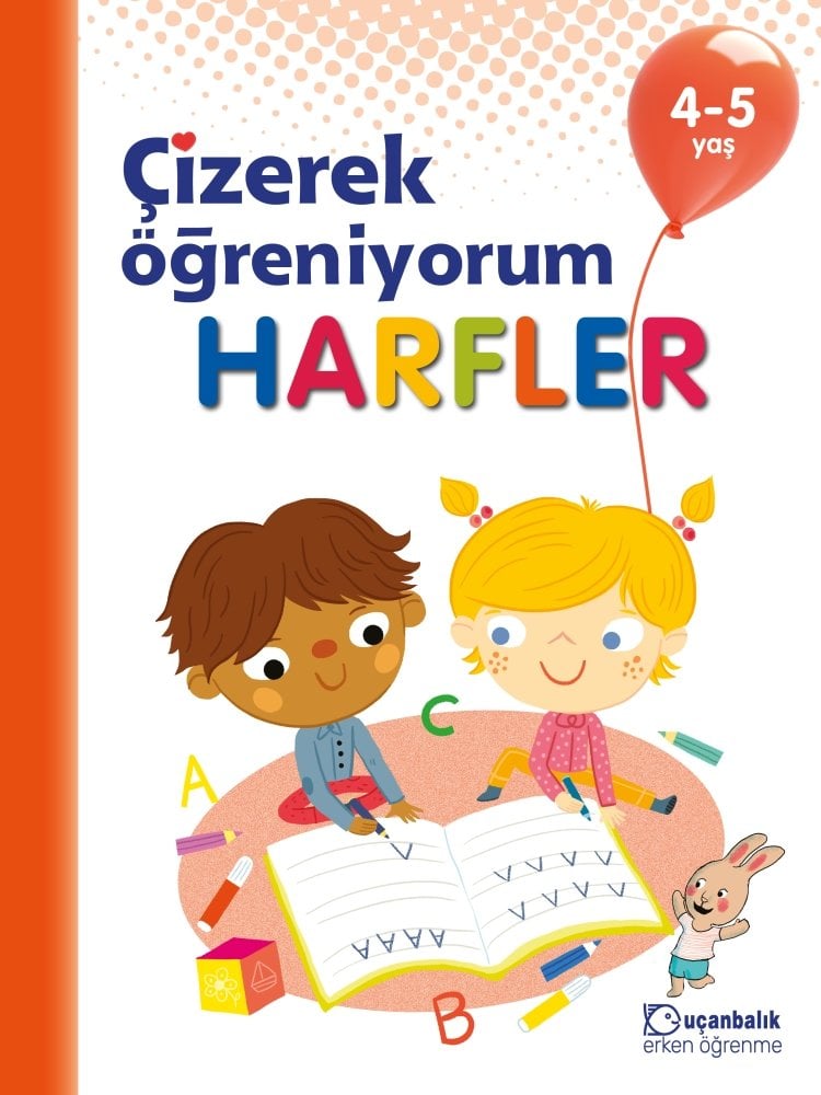 Uçanbalık Yayınları Çizerek Öğreniyorum - Harfler 4-5 yaş