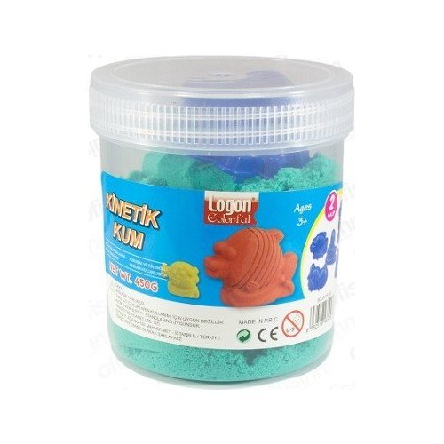 Logon Kinetik Kum 900 Gr 5 Li Kalıp Yeşil