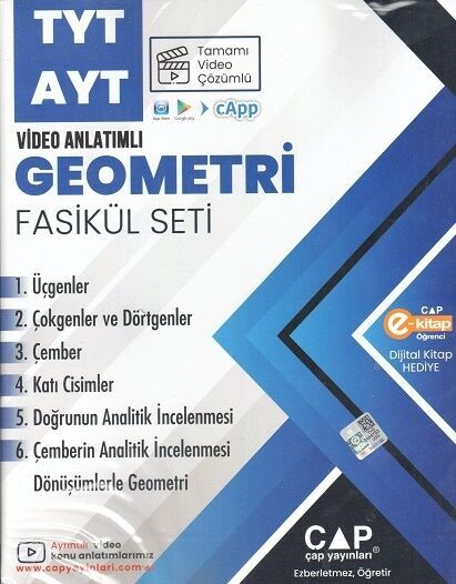 ÇAP TYT AYT GEOMETRİ SET 2024