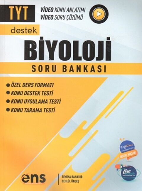 ENS DESTEK TYT BİYOLOJİ SORU BANKASI 2024
