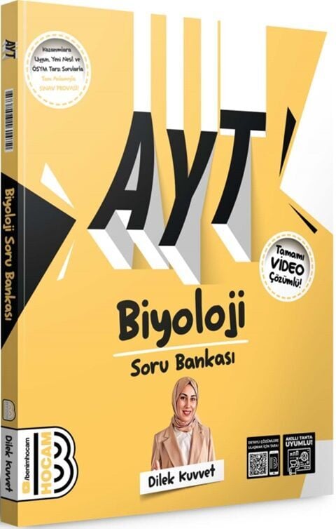 Benim Hocam  AYT Biyoloji Tamamı Video Çözümlü Soru Bankası