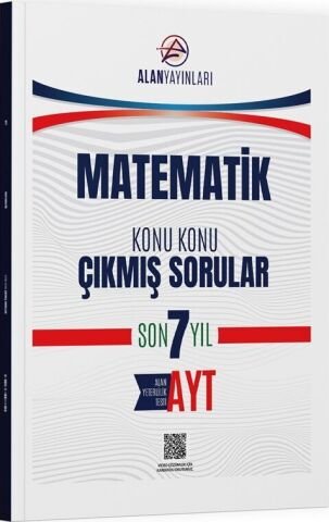 Alan Yayınları AYT Matematik Konu Konu Çıkmış Sorular Son 7 Yıl