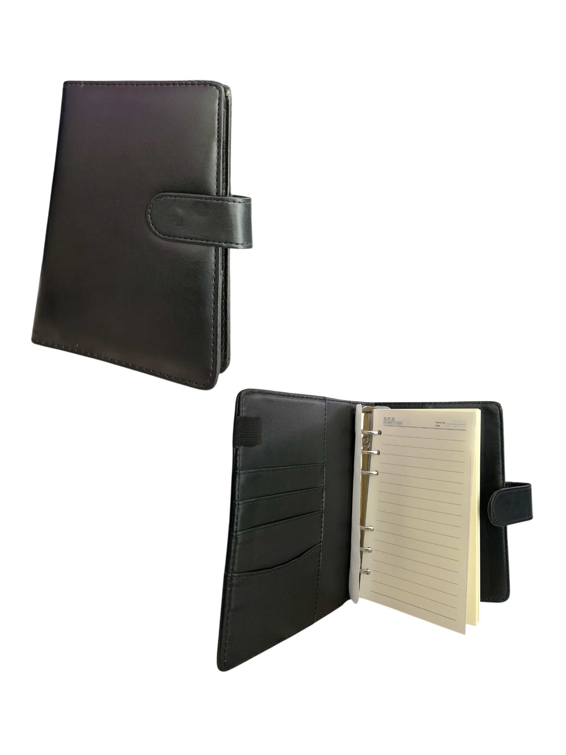 Aytan 1002 Deri Kapak Mıknatıs Tokalı organizer Defter – A5 Çizgili 96 Ypr