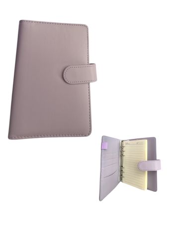 Aytan 1002 Deri Kapak Mıknatıs Tokalı organizer Defter – A5 Çizgili 96 Ypr